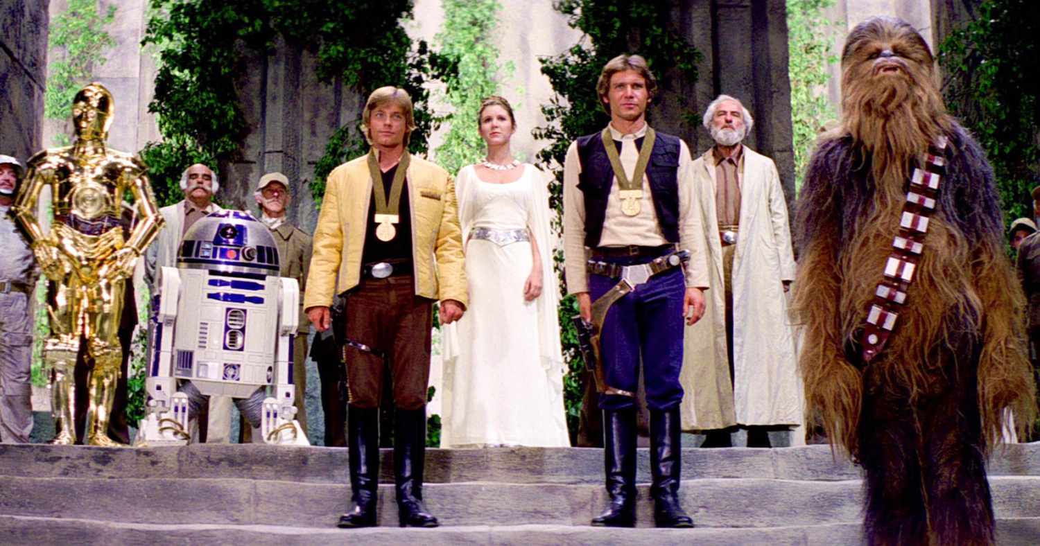Star Wars Episode IV A New Hope Mark Hamill, Carrie Fisher, Harrison Ford