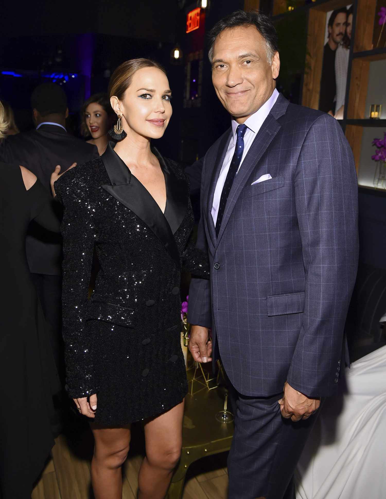 NEW YORK, NEW YORK - MAY 13: Arielle Kebbel and Jimmy Smits attend the Entertainment Weekly & PEOPLE New York Upfronts Party on May 13, 2019 in New York City. (Photo by Larry Busacca/Getty Images for Entertainment Weekly & PEOPLE)