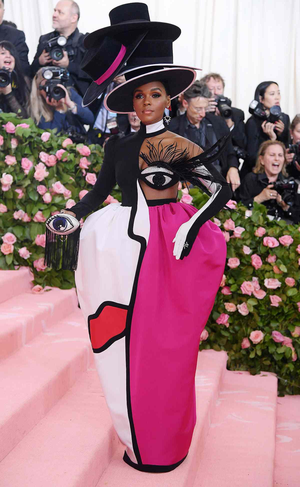 Mandatory Credit: Photo by David Fisher/REX/Shutterstock (10225566gt) Janelle Monae Costume Institute Benefit celebrating the opening of Camp: Notes on Fashion, Arrivals, The Metropolitan Museum of Art, New York, USA - 06 May 2019