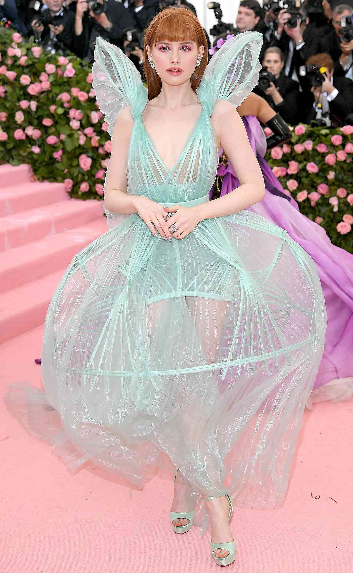 NEW YORK, NEW YORK - MAY 06: Madelaine Petsch attends The 2019 Met Gala Celebrating Camp: Notes on Fashion at Metropolitan Museum of Art on May 06, 2019 in New York City. (Photo by Neilson Barnard/Getty Images)
