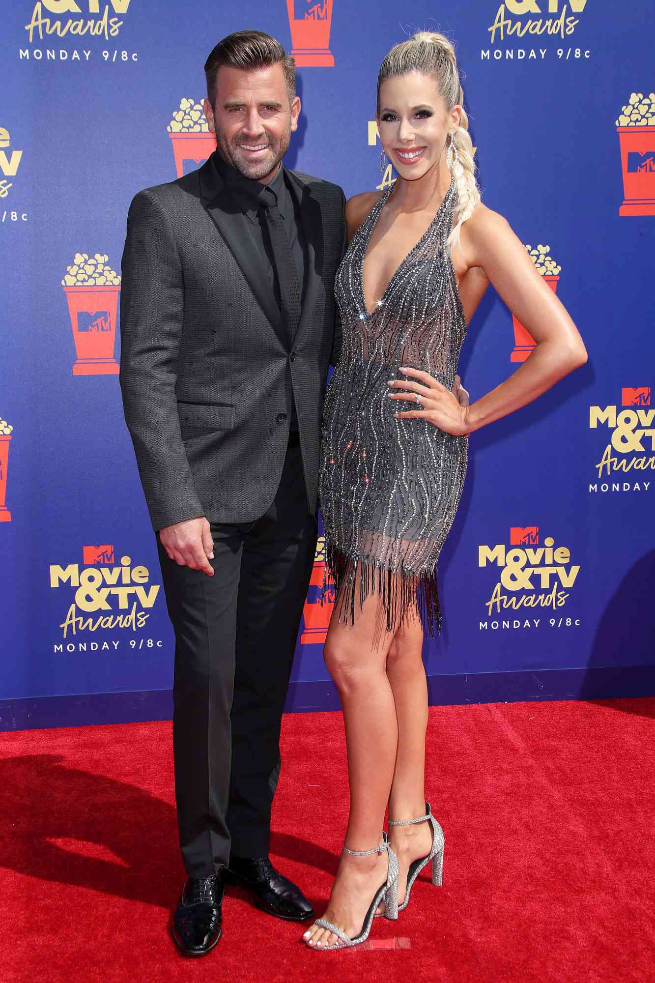 Jason Wahler and wife Ashley MTV Movie & TV Awards