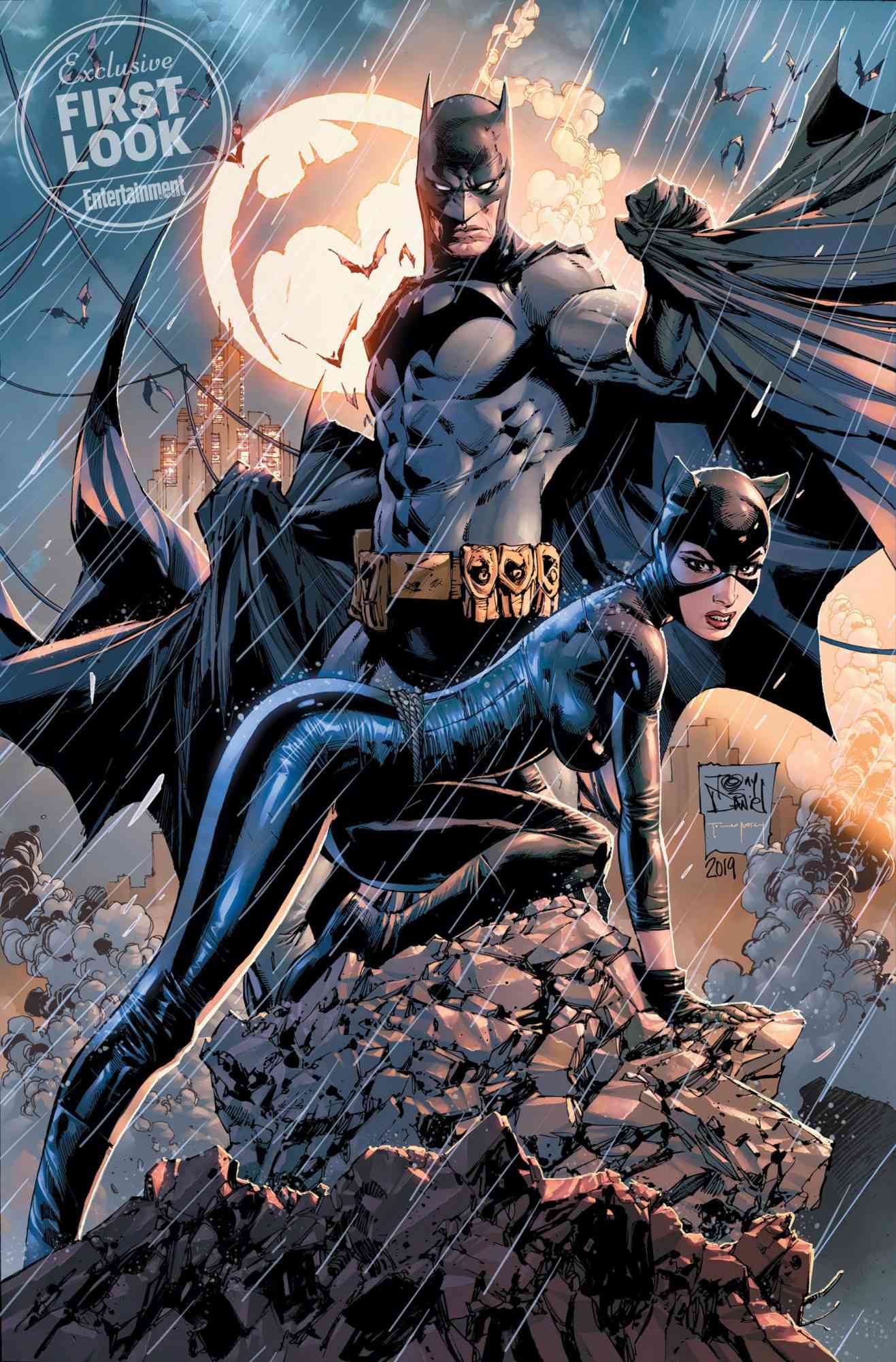 Batman 75: First look at Batman-Catwoman reunion in City of Bane 