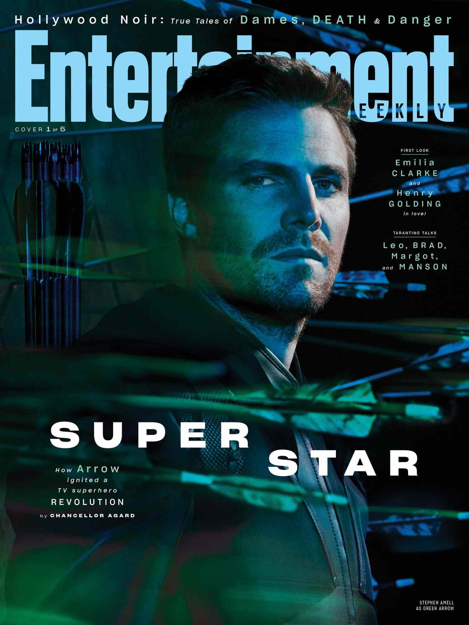 EW August 2019 Cover - Stephen Amell as Green Arrow