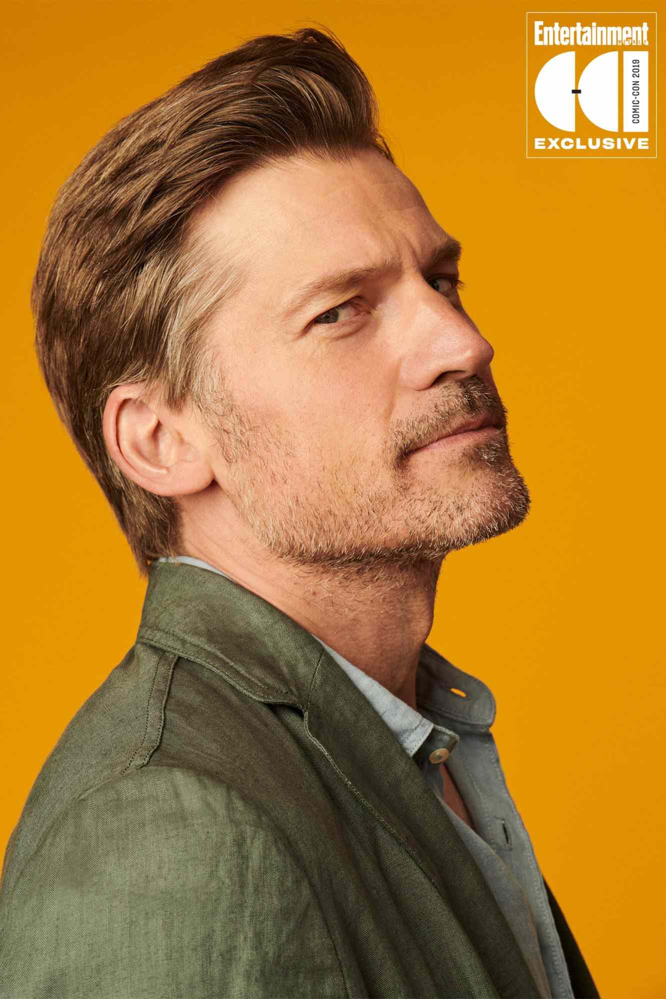 Day 1 - 2019 SDCC - San Diego Comic-Con Nikolaj Coster-Waldau photographed in the Entertainment Weekly portrait studio during the 2019 San Diego Comic Con on July 18th, 2019 in San Diego, California. Photographed by: Eric Ray Davidson Pictured: Nikolaj Coster-Waldau Film/Show: Game of Thrones