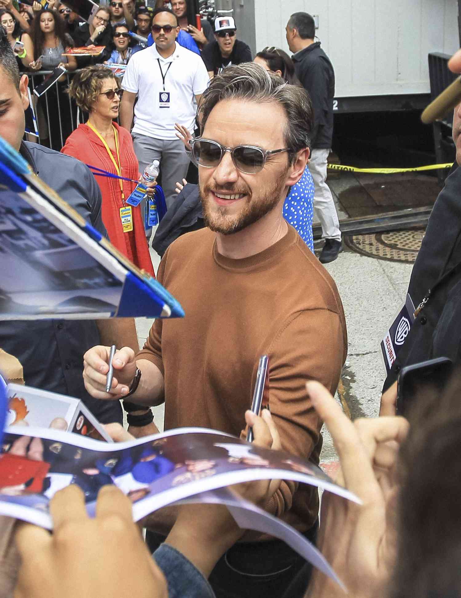 SAN DIEGO, CA - JULY 17: James McAvoy is seen on July 17, 2019 in San Diego, California. (Photo by gotpap/Bauer-Griffin/GC Images)