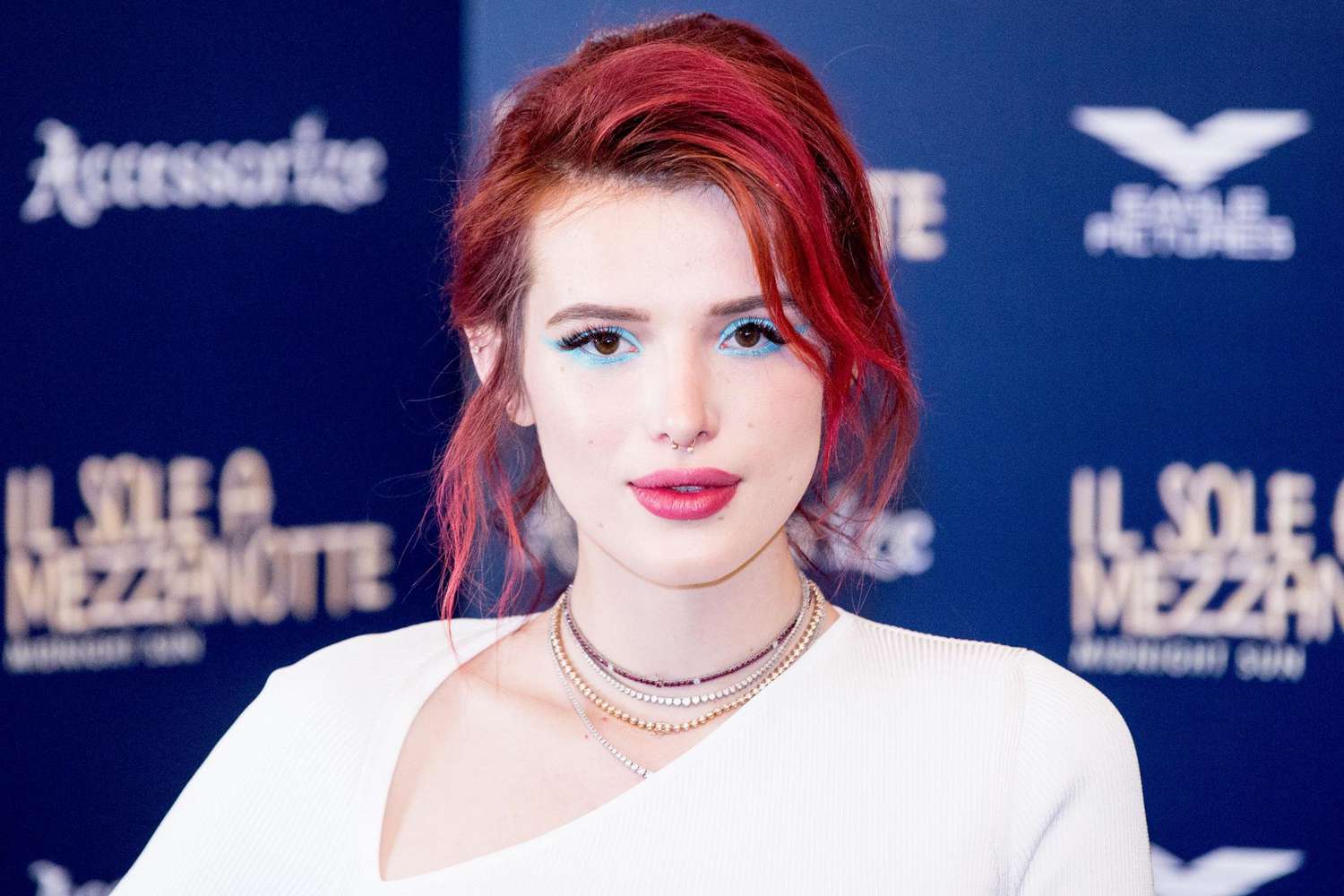 Photocall with the American singer and actress Bella Thorne