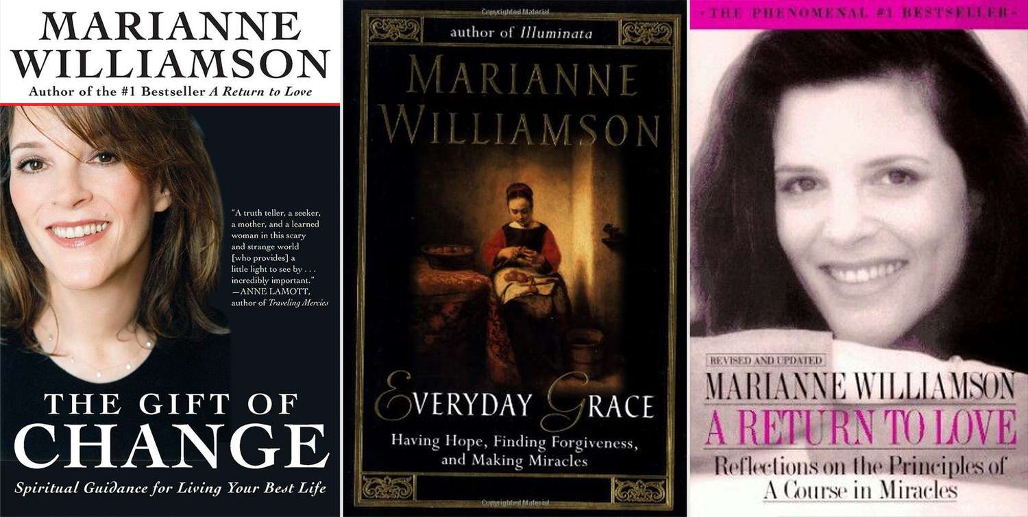 Marianne Williamson book covers