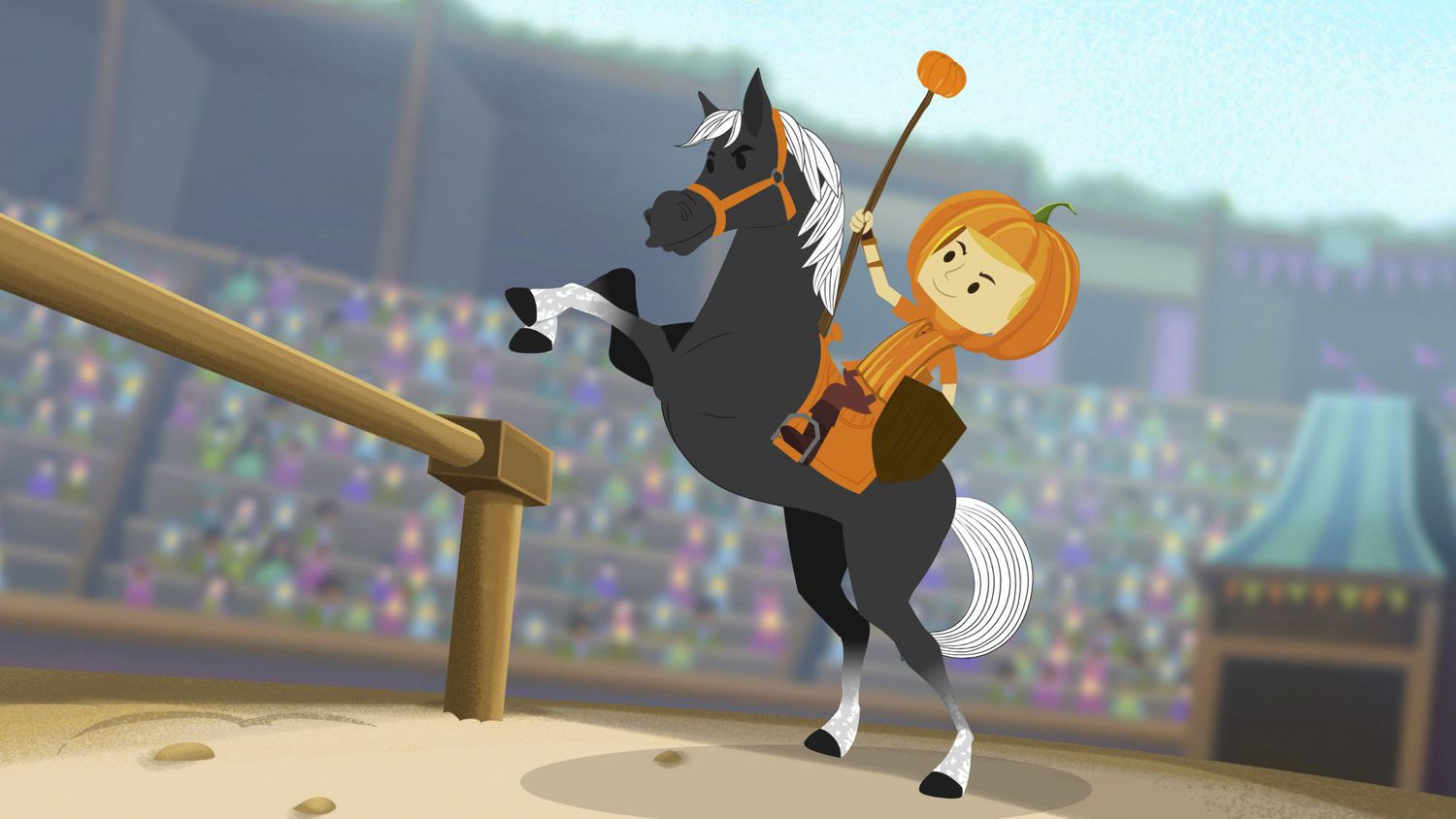 The Bravest Knight -- "Cedric & the Green Leaf" -- Nia&rsquo;s jousting lesson turns into the story of Sir Cedric&rsquo;s first tournament as a Not-Yet-Knight, and the folly of underestimating your opponent. (Photo courtesy of Hulu)