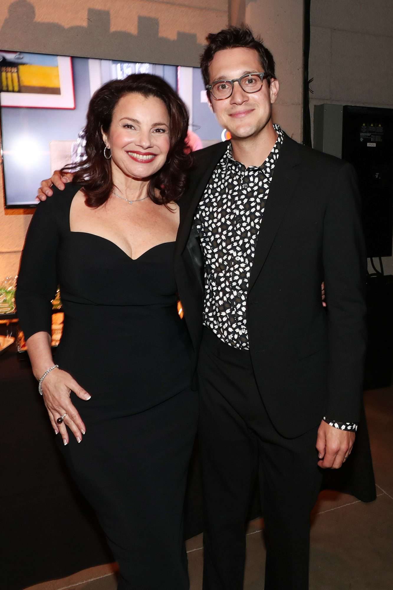 Fran Drescher (Indebted) and executive producer Dan Levy
