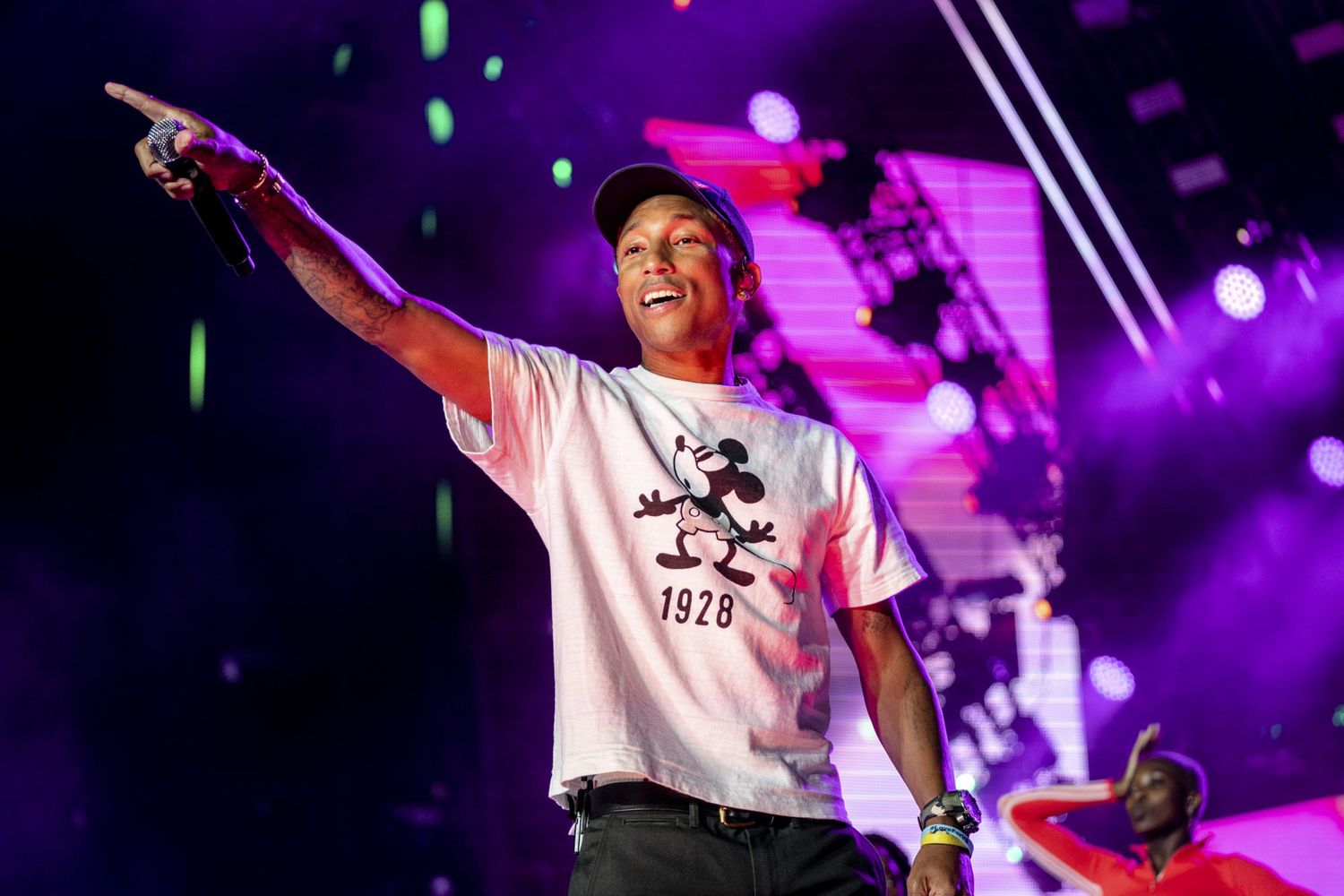 NEW ORLEANS, LOUISIANA - JULY 07: Pharrell Williams performs at the 25th Essence Festival at the Mercedes-Benz Superdome on July 07, 2019 in New Orleans, Louisiana. (Photo by Josh Brasted/FilmMagic)