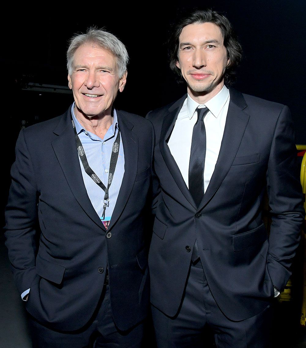 Harrison Ford and Adam Driver