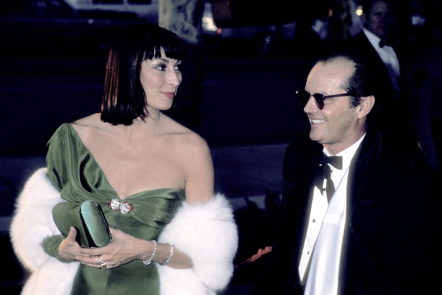 1986: Jack Nicholson and Anjelica Huston