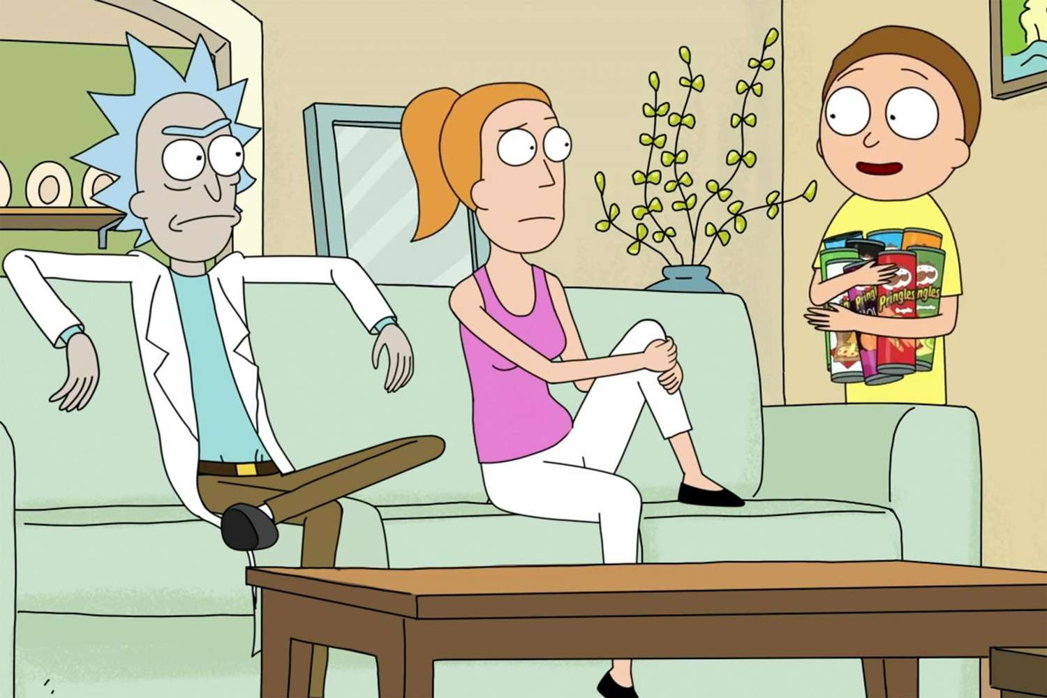 Rick and Morty posts season 5 scene online 
