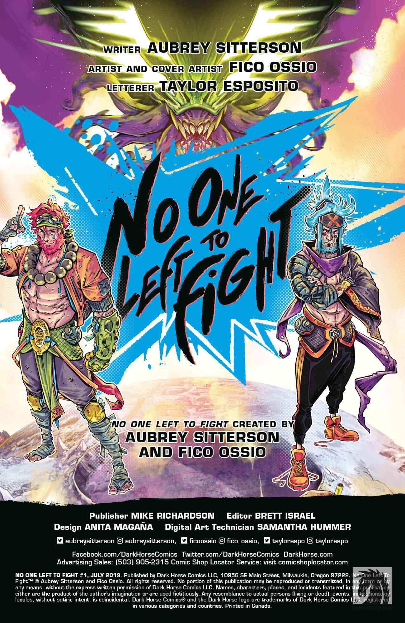 No One Left to Fight Issue #1