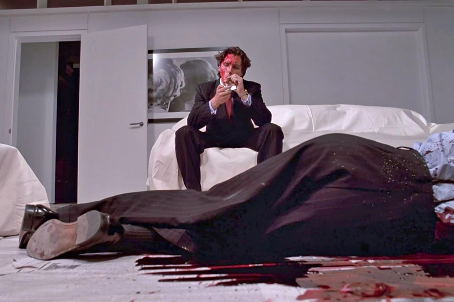 A scene from American Psycho