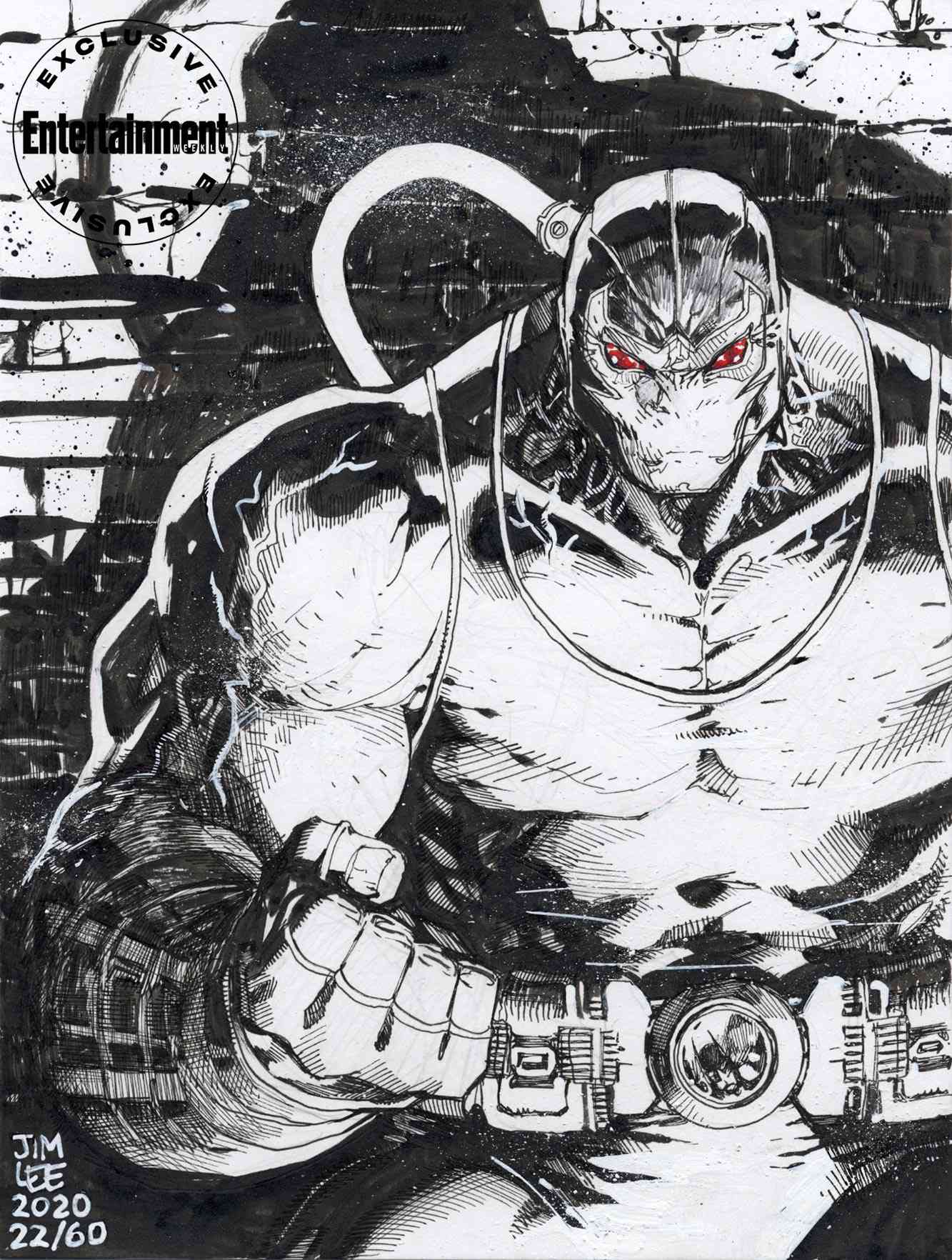 See Jim Lee's Bane sketch to raise money for comic shops 