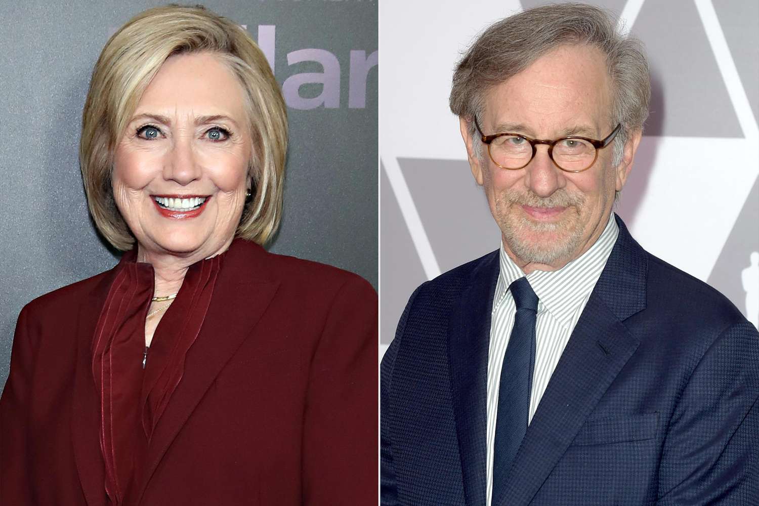 Hillary Clinton and Steven Spielberg