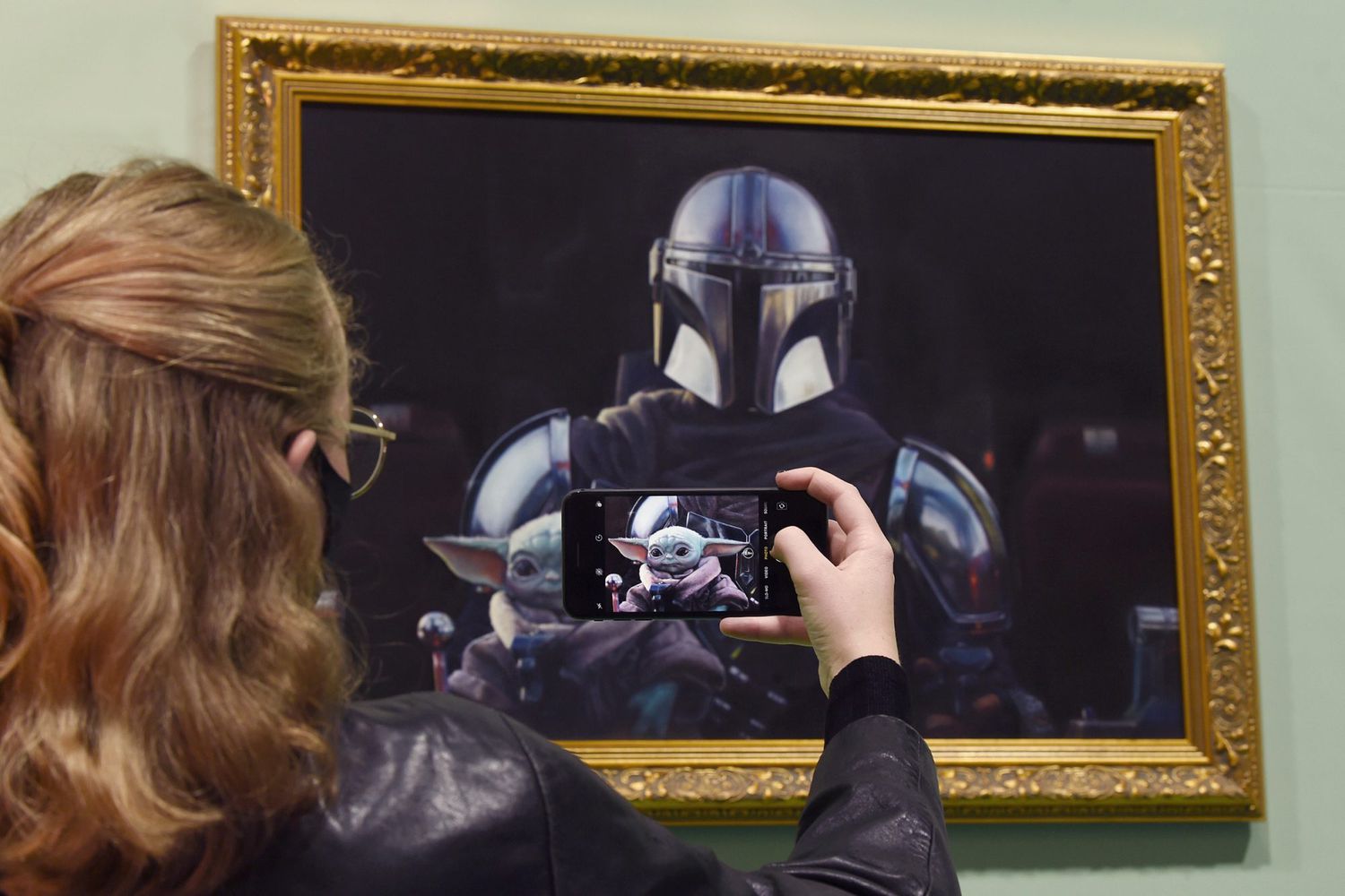 Disney+ and The National Portrait Gallery Unveil 'The Mandalorian and The Child' Portrait
