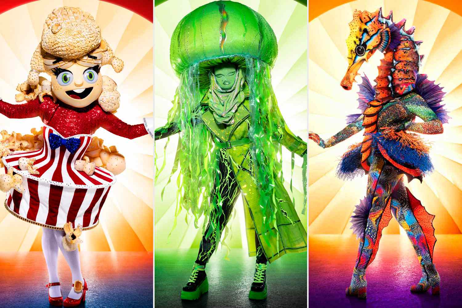 Masked Singer recap: Popcorn, Seahorse, Jellyfish revealed | EW.com
