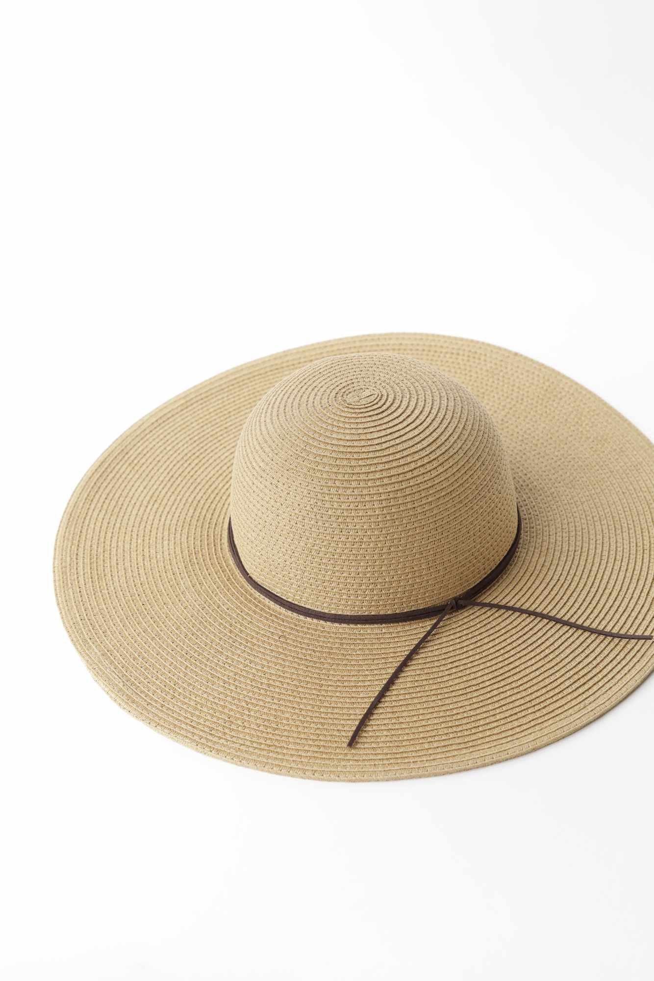 Havana Satin-Lined Straw Hat by Grace Eleyae