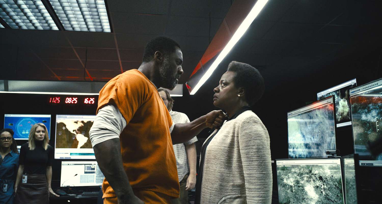 Idris Elba and Viola Davis in The Suicide Squad
