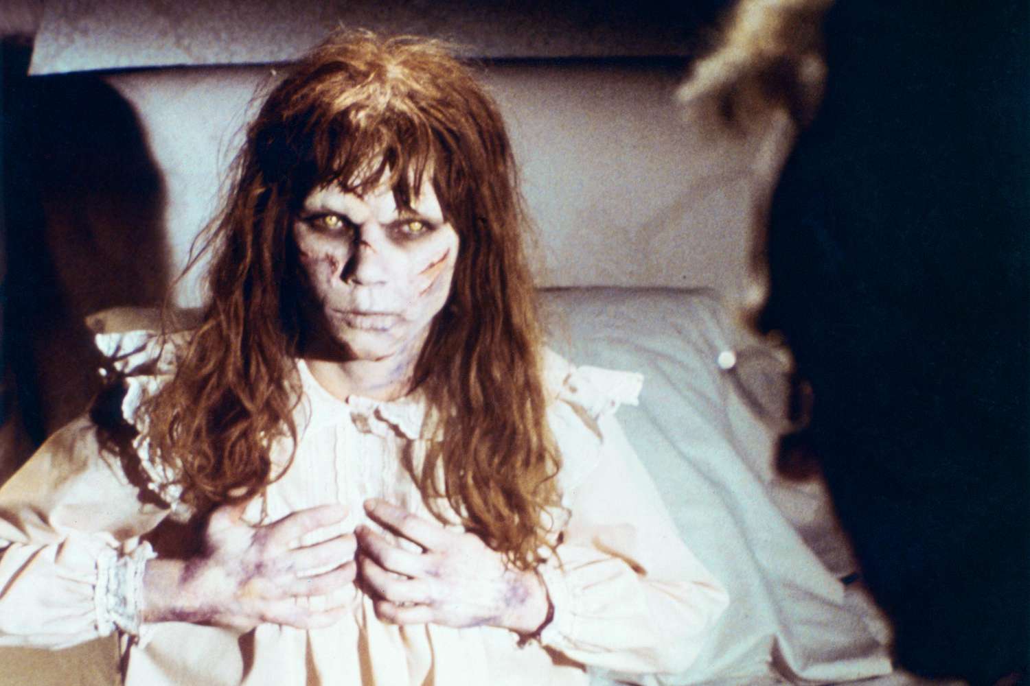 On the set of The Exorcist- Linda Blair