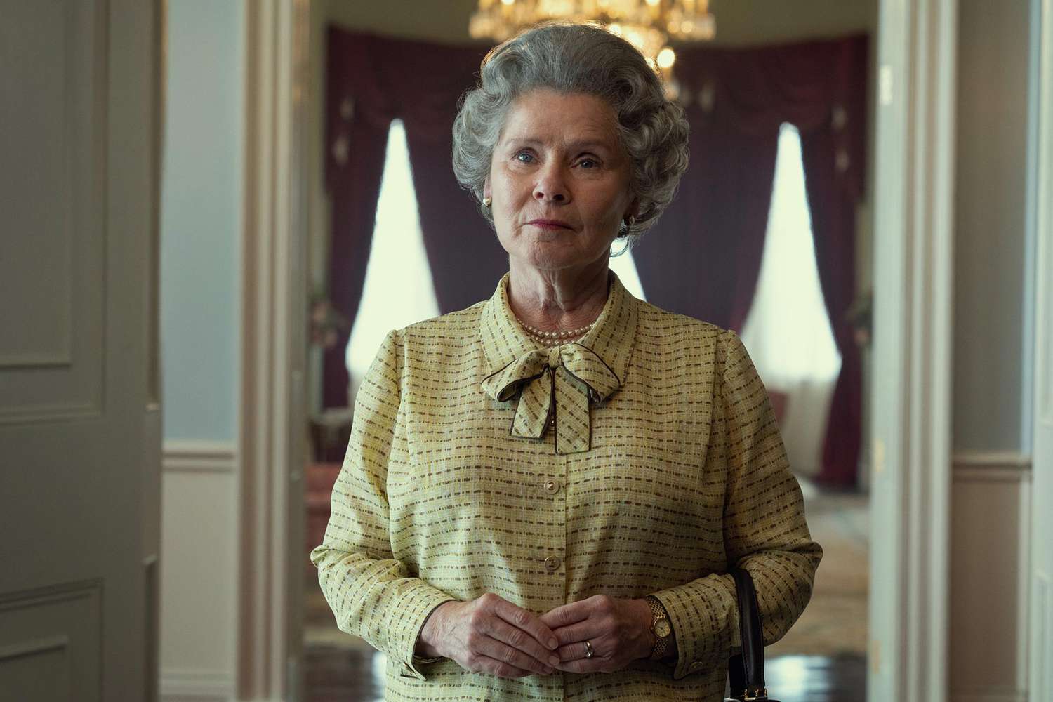 The Crown- Imelda Staunton as Queen Elizabeth II