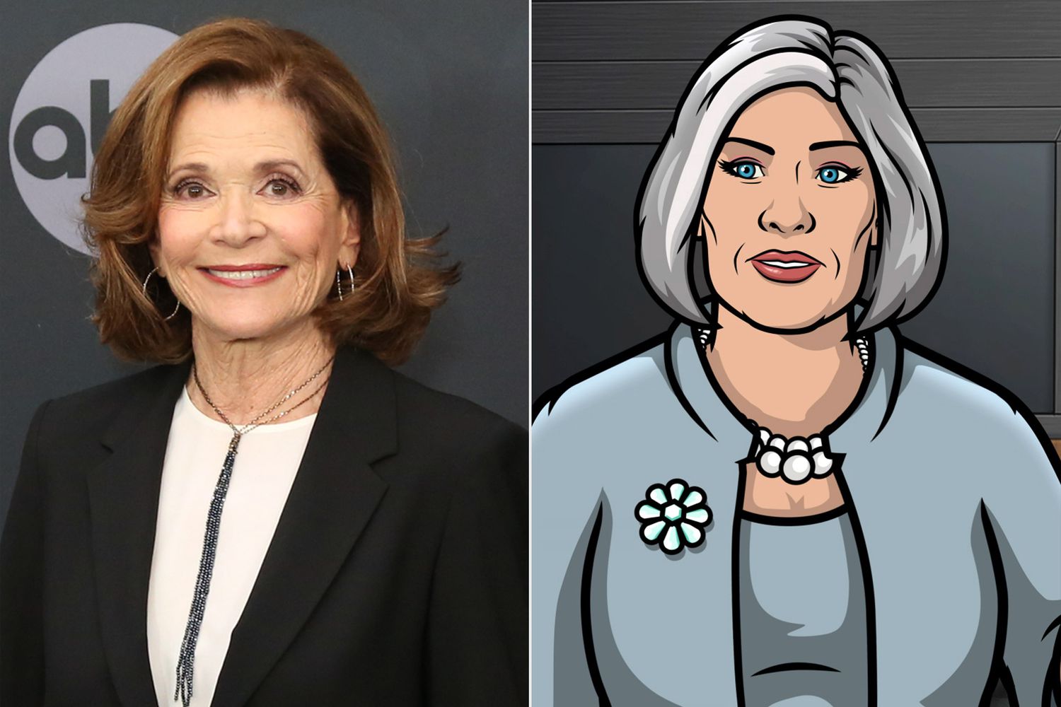 Jessica Walter and her 'Archer' character, Malory