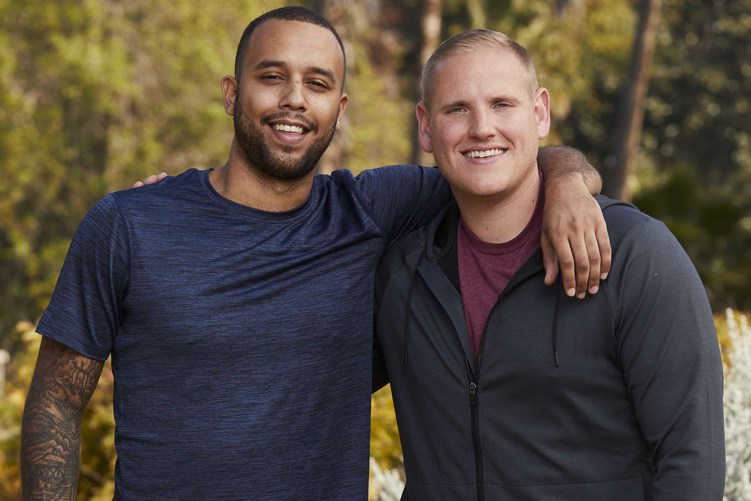 Anthony Sadler and Spencer Stone of the CBS series THE AMAZING RACE
