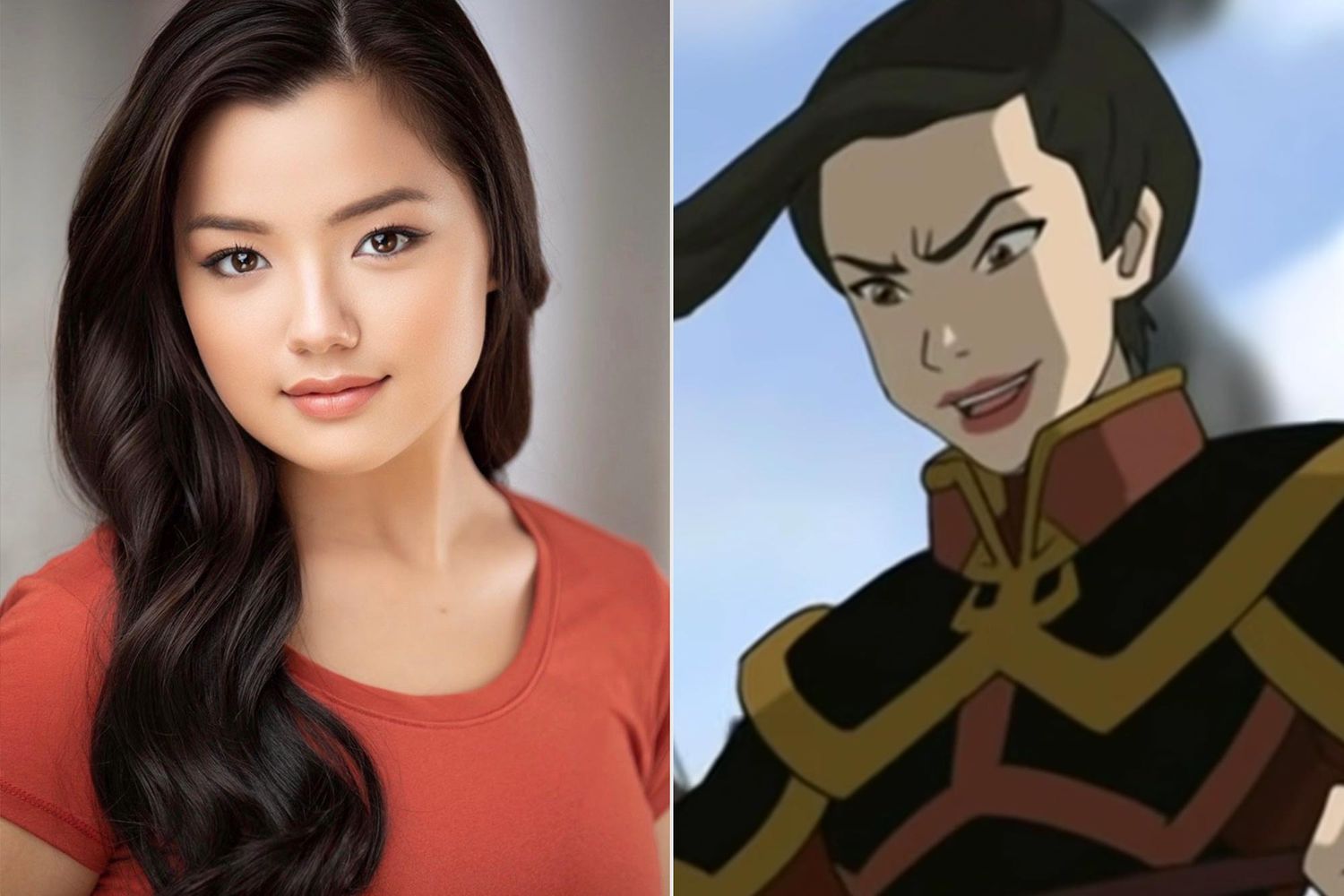 Elizabeth Yu and the character Azula from Avatar: The Last Airbender