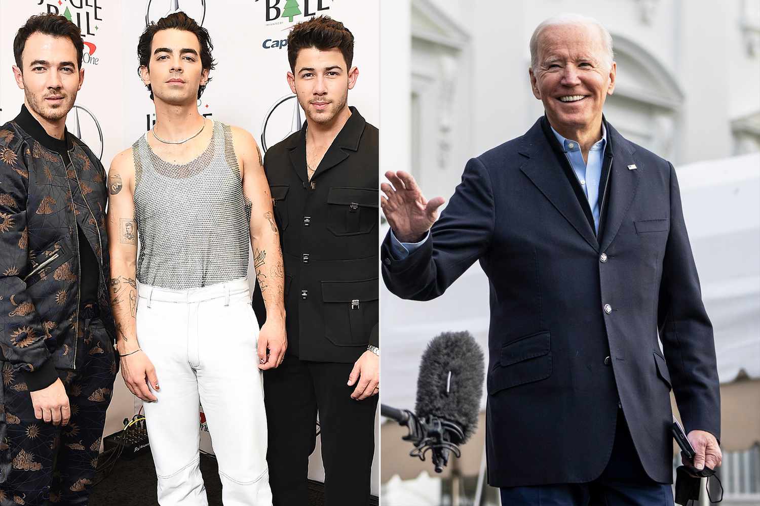 Jonas Brothers and Joe Biden