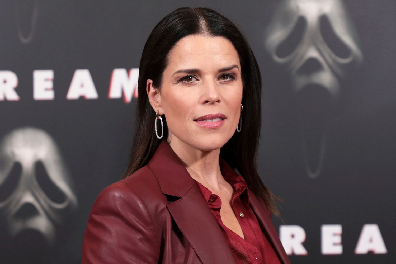 Neve Campbell attends the Paramount Pictures and Spyglass Media Group's "SCREAM" photo call at the Four Seasons Hotel in Beverly Hills, CA on Friday, January 7, 2022.