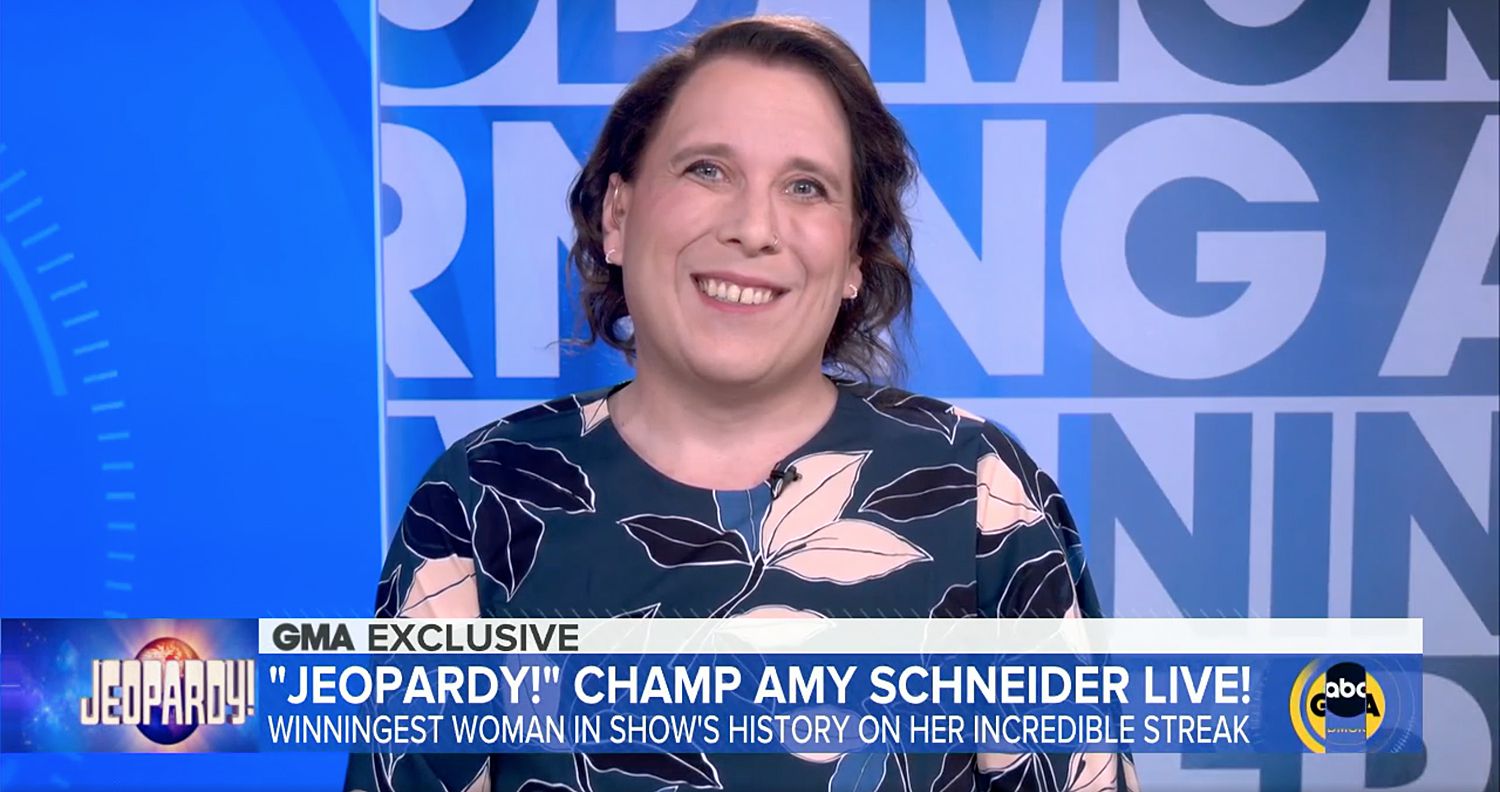 Amy Schneider from her Good Morning America interview