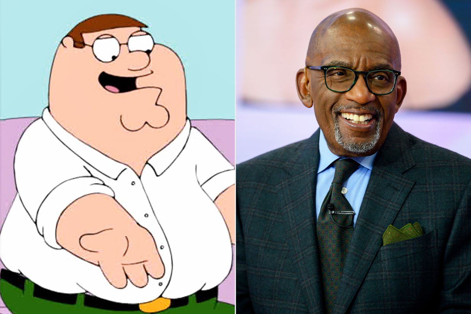 Peter Griffin Family Guy and Al Roker