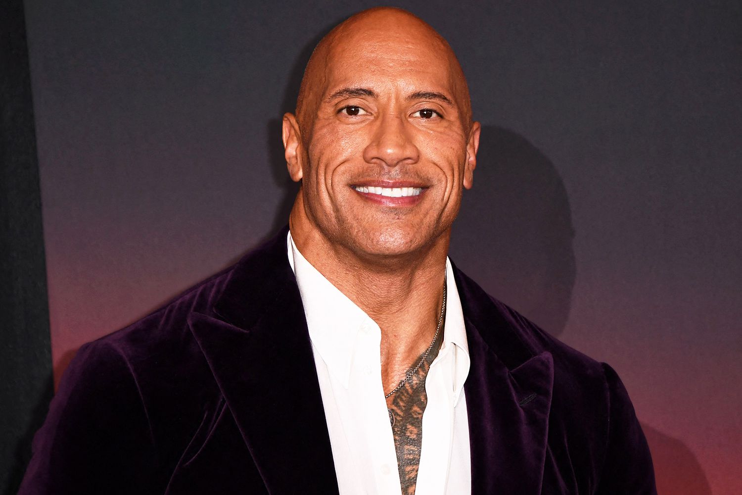 Dwayne Johnson attends the world premiere of Netflix's "Red Notice" at LA Live in Los Angeles on November 3, 2021.