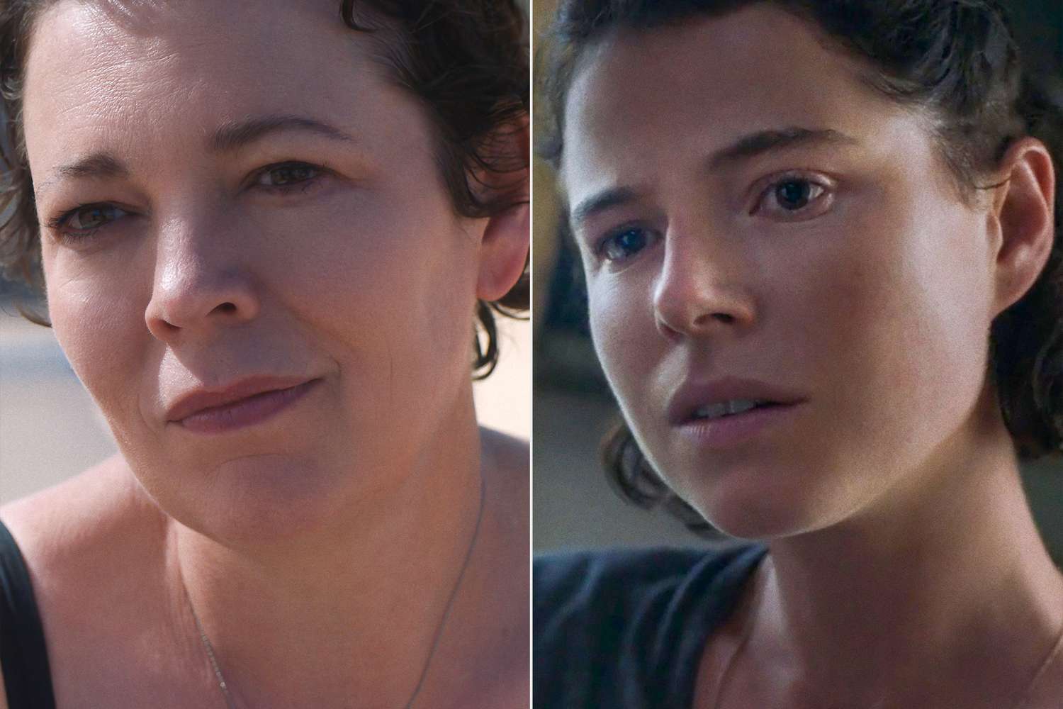 The Lost Daughter Olivia Colman and Jessie Buckley