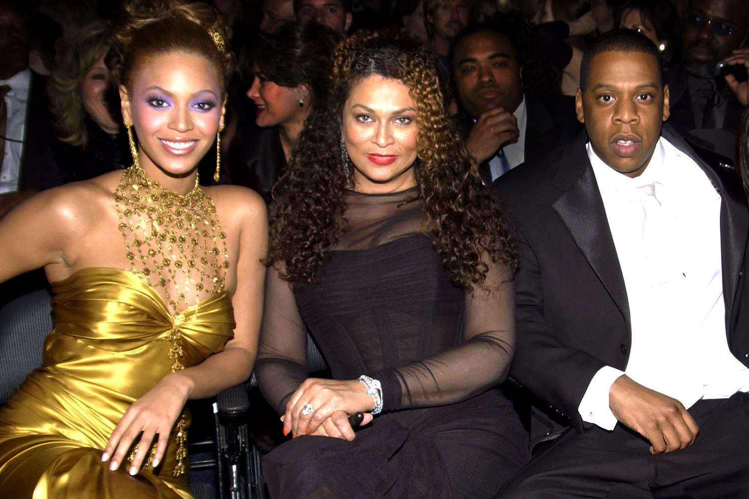 Beyonce, Tina Knowles and Jay-Z