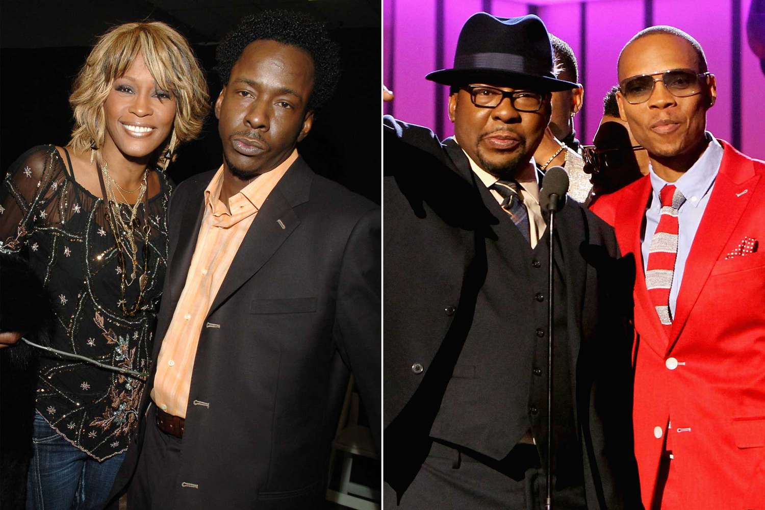 Bobby Brown got support from members of New Edition after Whitney Houston's death
