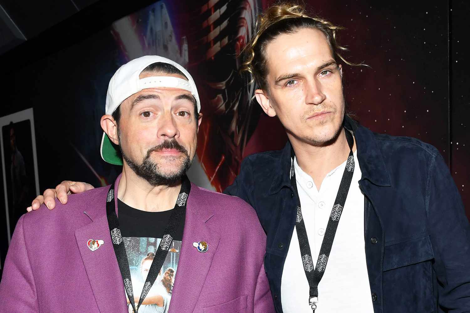 Kevin Smith and Jason Mewes arrive for the World Premiere of "Star Wars: The Rise of Skywalker", the highly anticipated conclusion of the Skywalker saga on December 16, 2019 in Hollywood, California.