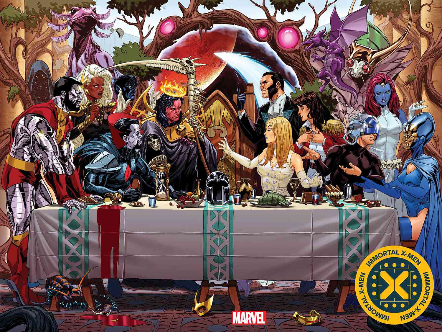 The Quiet Council stars on the cover of 'Immortal X-Men' #1, by Kieron Gillen and Lucas Werneck