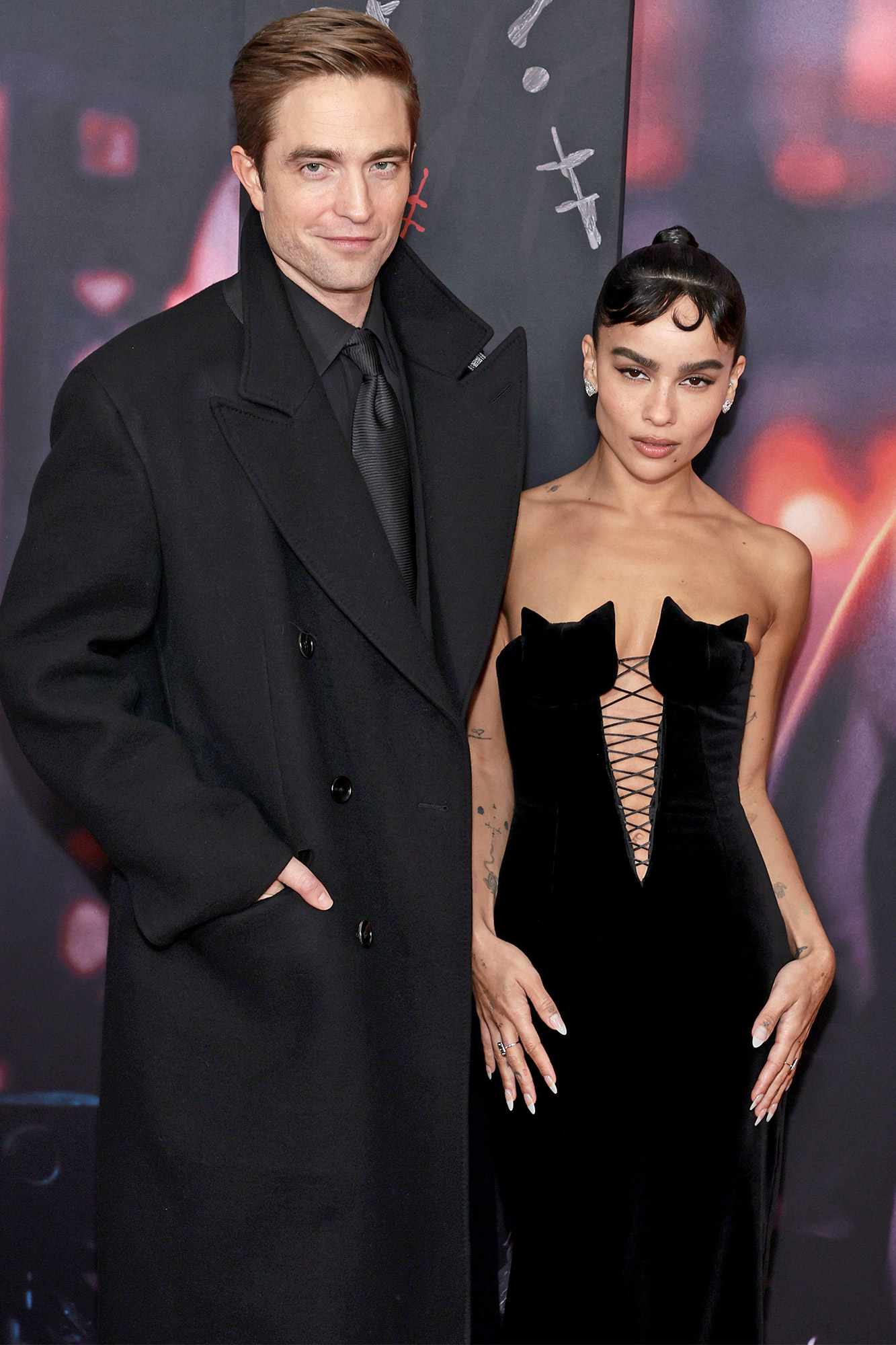 Robert Pattinson and Zoë Kravitz