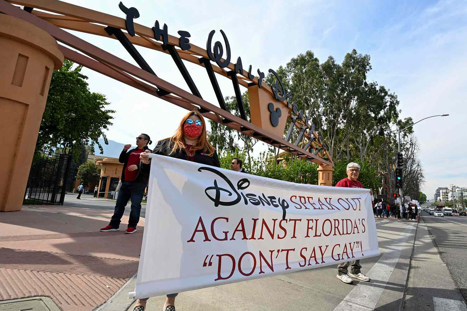 Disney Don't Say Gay protest