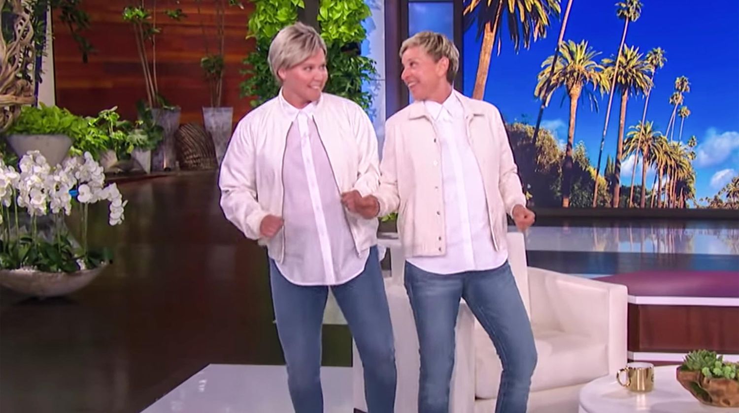 Amy Schumer and Ellen DeGeneres