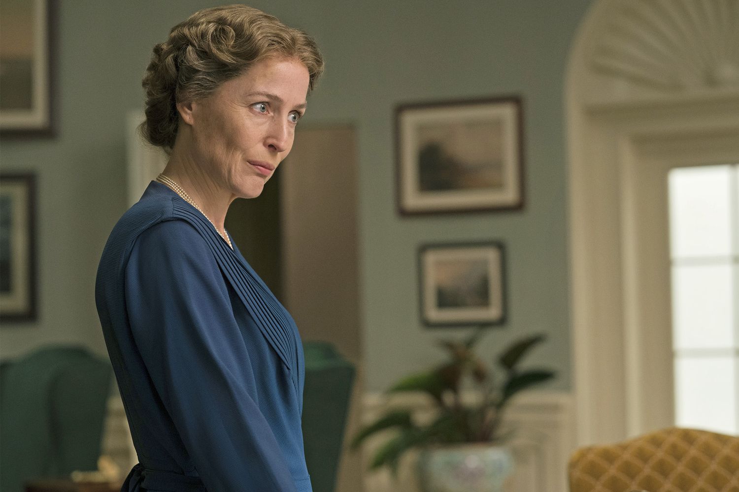 Gillian Anderson as Eleanor Roosevelt in THE FIRST LADY