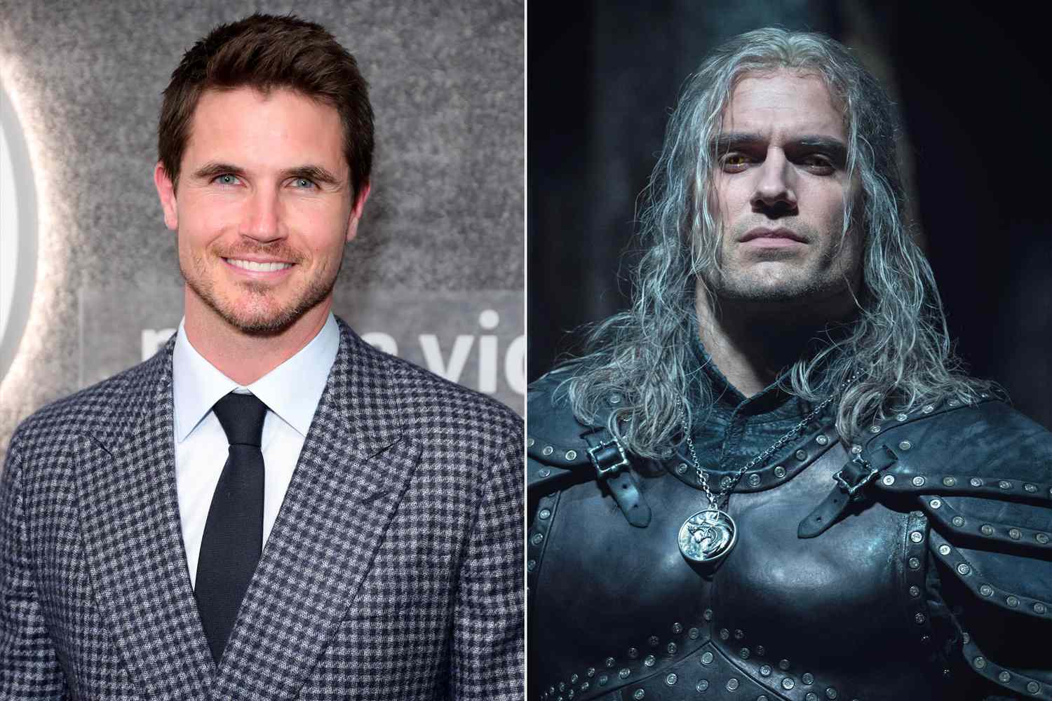 Robbie Amell and Henry Cavill in The Witcher season 2