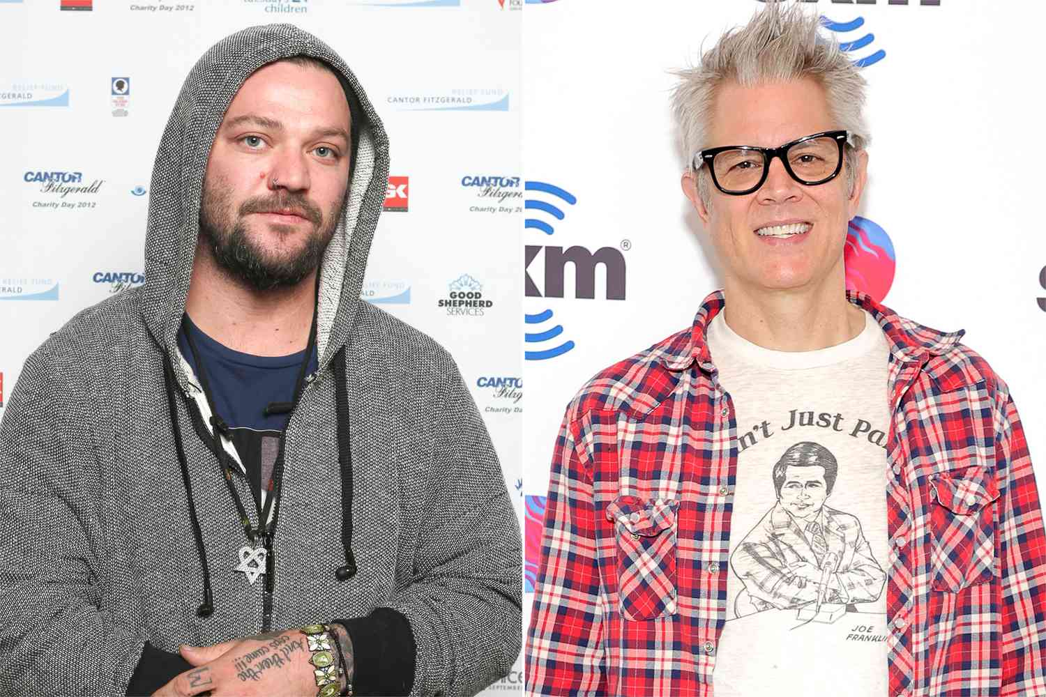 Bam Margera and Johnny Knoxville