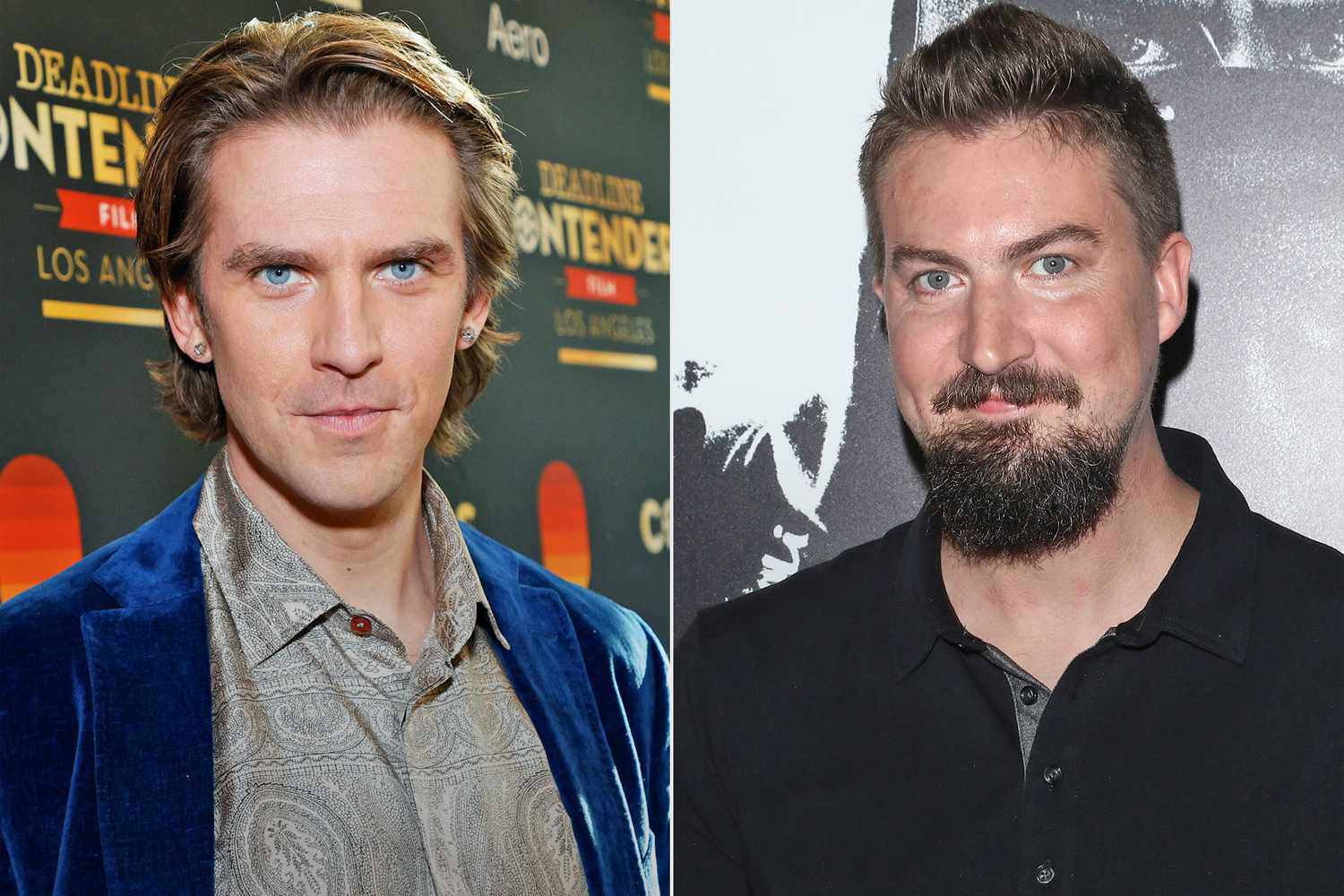 Dan Stevens from Bleecker Street's 'I'm Your Man' attends Deadline's The Contenders Film at DGA Theater Complex on November 14, 2021 in Los Angeles, California. (Photo by Amy Sussman/Getty Images for Deadline); Adam Wingard attends the "Death Note" New York premiere at AMC Loews Lincoln Square 13 theater on August 17, 2017 in New York City. (Photo by Jim Spellman/WireImage)