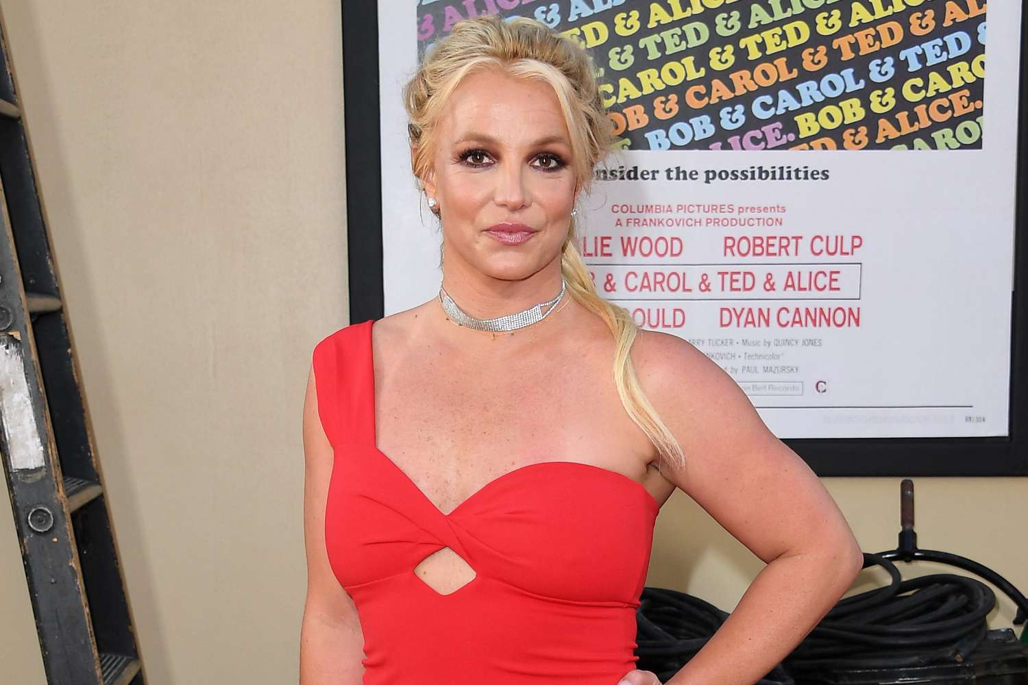 HOLLYWOOD, CALIFORNIA - JULY 22: Britney Spears arrives at the Sony Pictures' "Once Upon A Time...In Hollywood" Los Angeles Premiere on July 22, 2019 in Hollywood, California. (Photo by Steve Granitz/WireImage)