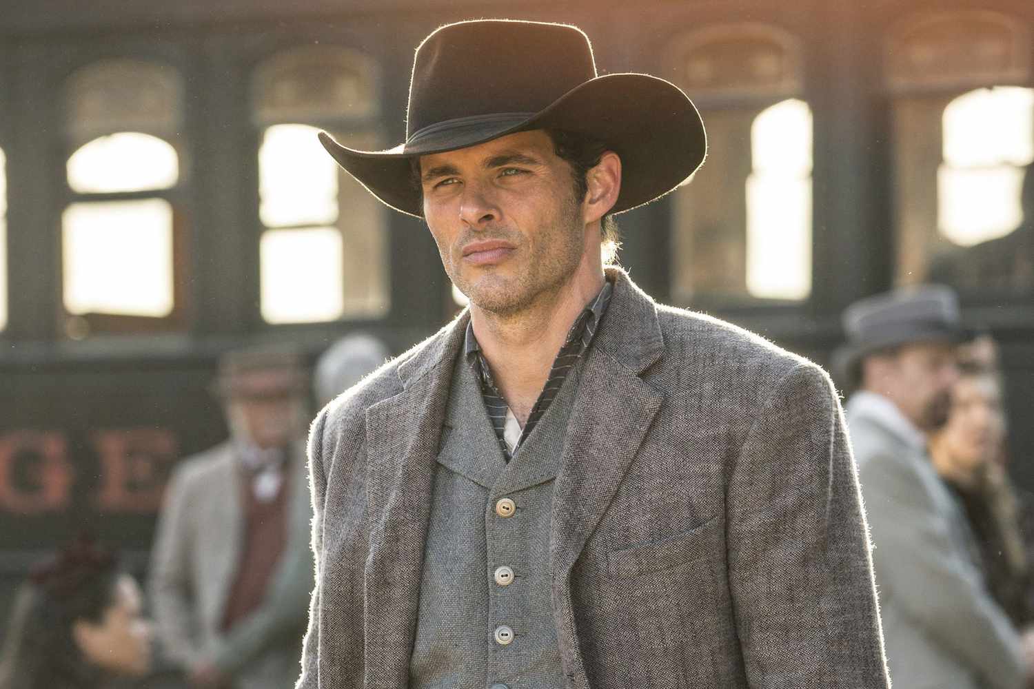 Editorial use only. No book cover usage. Mandatory Credit: Photo by Bad Robot/Kobal/Shutterstock (7749141bx) James Marsden 'Westworld' TV Series Season 1 - 2016