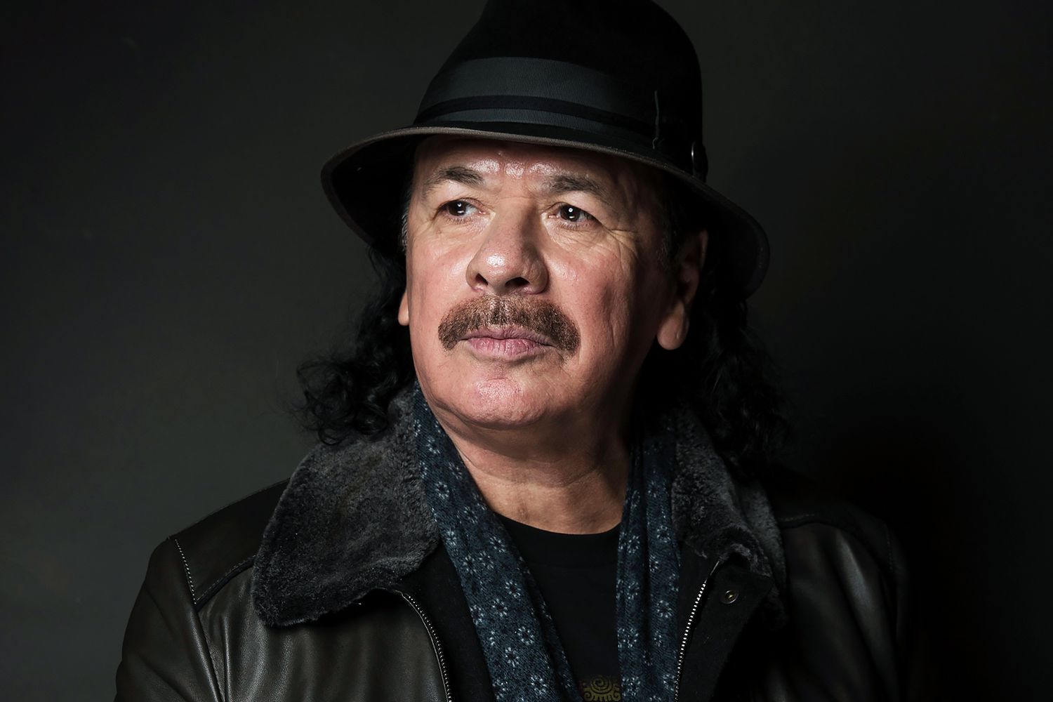 Mandatory Credit: Photo by Taylor Jewell/Invision/AP/Shutterstock (9243353b) Executive producer Carlos Santana poses for a portrait to promote the film, "Dolores", at the Music Lodge during the Sundance Film Festival, in Park City, Utah APTOPIX 2017 Sundance Film Festival - "Dolores" Portraits, Park City, USA - 20 Jan 2017